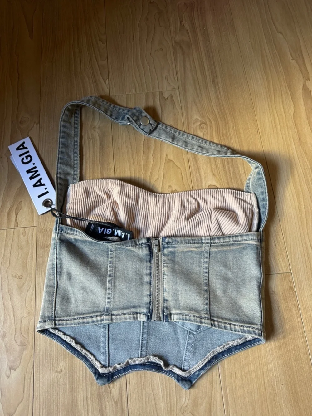 I.AM.GIA TOMMIE CORSET ANTIQUE DENIM - Picture 2 of 3